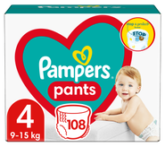 Pampers Pants Plenkové kalhotky vel. 4 (9-15kg)