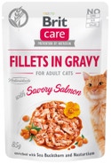 Brit Care  Filety ve šťávě s lososem pro kočky