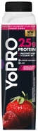 YoPRO Protein jogurtový nápoj s příchutí jahody a maliny