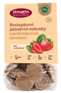 Biopekárna Zemanka Bezlepkové pohankovo - jahodové bio sušenky