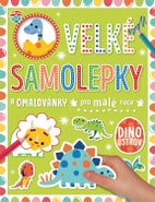 Svojtka & Co Velké samolepky a omalovánky pro malé ruce Dino ostrov