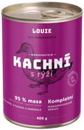 Louie Kachní konzerva s rýží, vitamíny a minerály pro psy