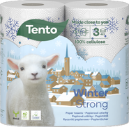 Tento Papírové utěrky Strong 3vrstvé, 2 role