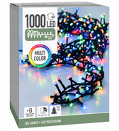 Koopman LED světelný řetěz, multicolor 20 m