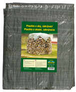 Nohel Garden Nepromokavá krycí plachta s oky 4x6m, zelená 