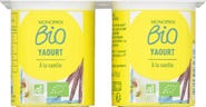 Monoprix Biologique Bio jogurt s vanilkovou příchutí 4x125g