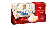 Král Sýrů Hermelín Lahůdková paprika 2 x 120g