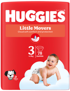 Huggies Little Movers vel. 3 (4-9kg)