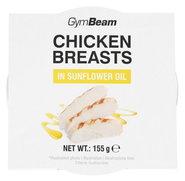 GymBeam Kuřecí prsa ve slunečnicovém oleji