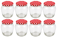 Sklenice zavařovací 550ml + víčka, sada
