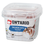 Ontario Salmon Bits pamlsky pro kočky