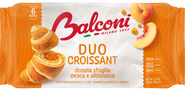Balconi Duo croissant s broskvovou a meruňkovou náplní 6x50 g