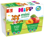 HiPP BIO Jablka s meruňkami, 4x100g