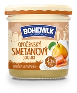 Bohemilk Opočenský smetanový jogurt hruška s karamelem