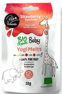 Petra & Friends BIO Ovocné smoothie kousky sušené mrazem s jahodami a kozím mlékem
