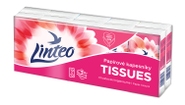 Linteo Papírové kapesníky bílé, 3vrstvé