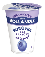 Hollandia Jogurt krémový bez laktózy, Borůvka