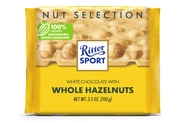 Ritter Sport Bílá čokoláda s celými ořechy