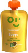 Beggs BIO Kiwi a banán Ovocný příkrm