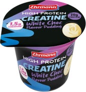 Ehrmann High Protein Creatine Pudding White Chocolate