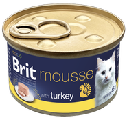 Brit Premium by Nature Cat Can with Turkey, pro kočky
