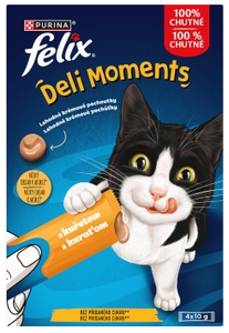Felix DELIMOMENTS s příchutí kuřete 4x10g 