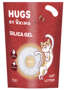 Akinu HUGS by Akinu Sandy Silika gel (jemný - 0,5 - 2 mm) stelivo pro kočky