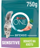 Purina ONE Bifensis Sensitive granule pro kočky, krůta