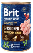 Brit Premium by Nature Masové paté s kuřecími srdíčky pro psy