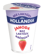 Hollandia Jogurt krémový bez laktózy, Jahoda