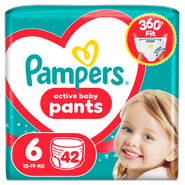 Pampers Plenkové kalhotky Jumbo Pack, vel. 6 (13-19 kg)