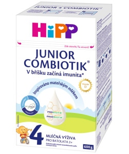 HiPP 4 Combiotik Batolecí mléčná kojenecká výživa od ukončeného 24. měsíce