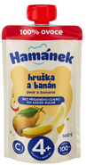Hamánek hruška s banánem 100% ovoce 100g