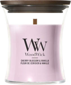 Wood Wick Cherry Blossom & Vanilla vonná svíčka 85 g