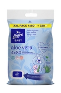Linteo Baby Vlhčené ubrousky s Aloe vera 4x80 ks