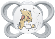 NUK Dudlík Perfect Match Air Disney Medvídek Pú Grey (0-6 m)
