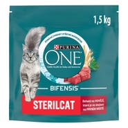 Purina ONE Bifensis Sterilised granule pro kočky hovězí