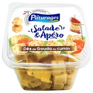 Pâturages Gouda s kmínem, sýrové kostky