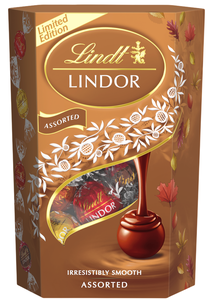 Lindt Bonboniéra Lindor Limitovaná edice čokoládových pralinek podzimní mix