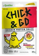 Chick&Go Sušené plátky z kuřecího masa s mangovo-citronovou příchutí