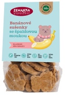 Biopekárna Zemanka Špaldové banánové bio sušenky