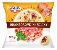 Severka Bramborové knedlíky s uzeným masem