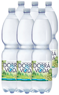 Dobrá voda Neperlivá s příchutí bílé hrozny 6x1,5L