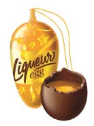 Figaro Šiška z mléčné čokolády plněná vaječným / čokoládovým likérem 1 ks