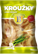 Originální hospodské brambůrky Kroužky jarní cibulka