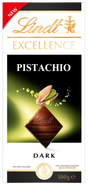 Lindt Excellence Hořká čokoláda Pistácie 