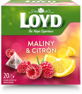 Loyd Čaj malina/citron pyramidový 