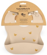 Petite&Mars Bryndák silikonový Take&Match Sand Butterflies 6m+