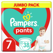 Pampers Pants Plenkové kalhotky Jumbo Pack vel. 7 (17+kg)