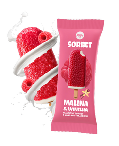 Miamo Sorbet malina & vanilka 